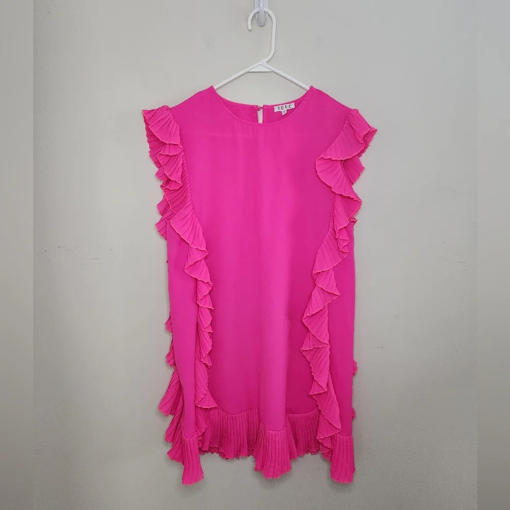 TCEC Pink Ruffle Dress - Picture 2 of 10